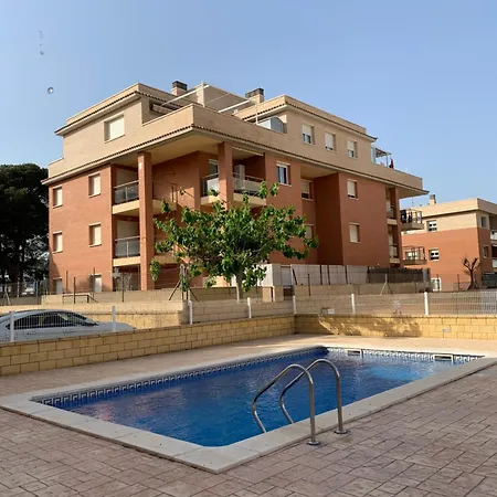Apartamento Acogedor En Zona De Calas Con Ac, Wifi Y Piscina Miami Platja (Miami Playa)